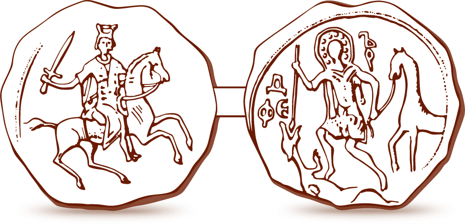 ​​​​​​​Современная прорисовка печати Александра Невского